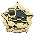 Super Star Medal -Swimming - 2-1/4" Diameter